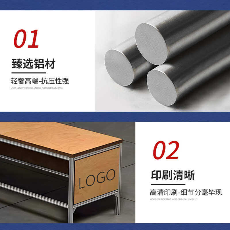 厂家直供铝制展示柜陈列柜小型落地样板置物架饰品店落地展示架