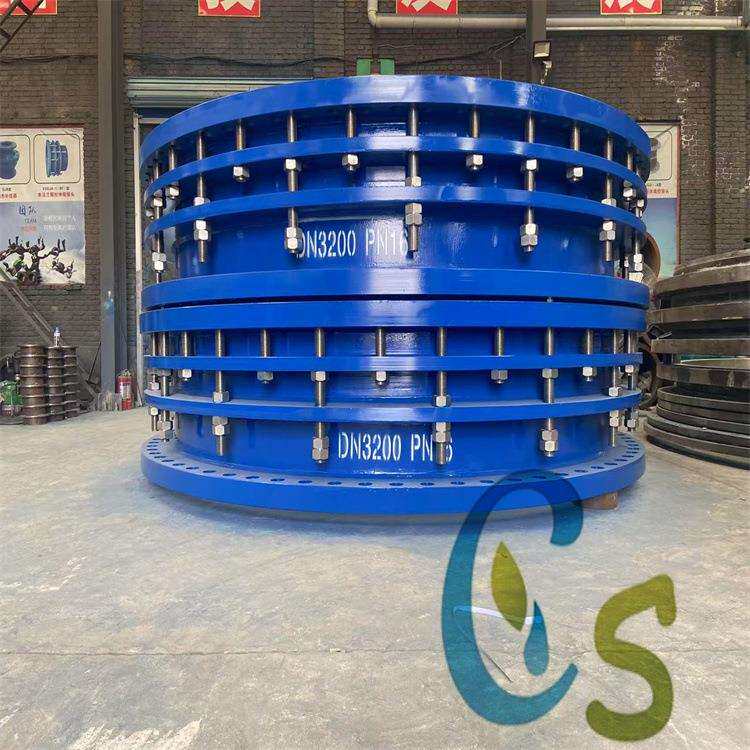 大口径限位伸缩器B2F限位双法兰松套传力接头防拉托伸缩器