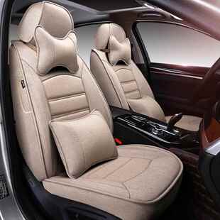运动高档麻围材材质全包910环保亚质耐磨新款 专车汽车座垫