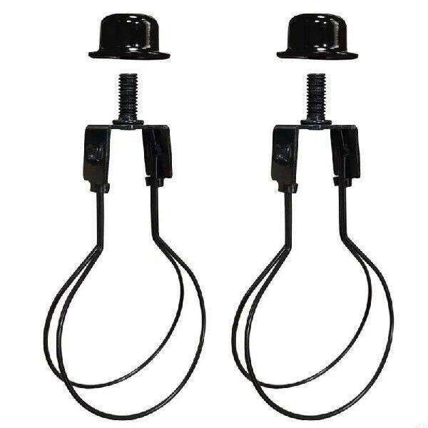 23GA 2Pcs Lamp Shade Harp Holder Adapter Clip On Lampshade