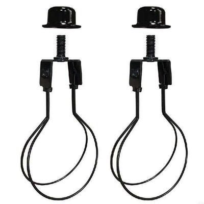 23GA 2Pcs Lamp Shade Harp Holder Adapter Clip On Lampshade
