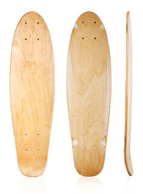 中低端22inch小鱼板板面东北枫光板 滑板厂家单翘鱼板裸板MS3911