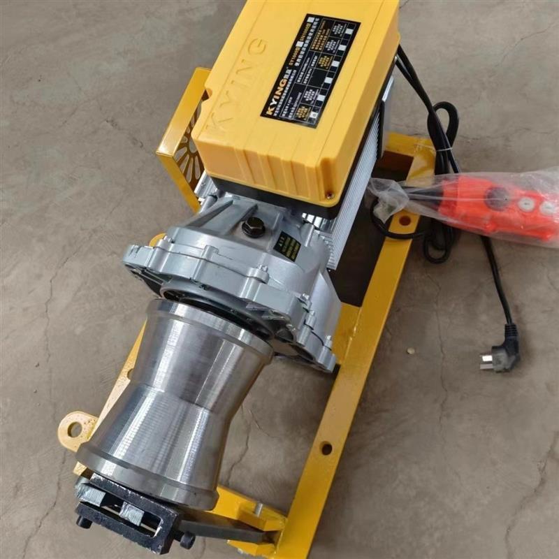 220v380v大功率电缆牵引绞磨机小型电动拉线电缆卷扬机提升机绞盘