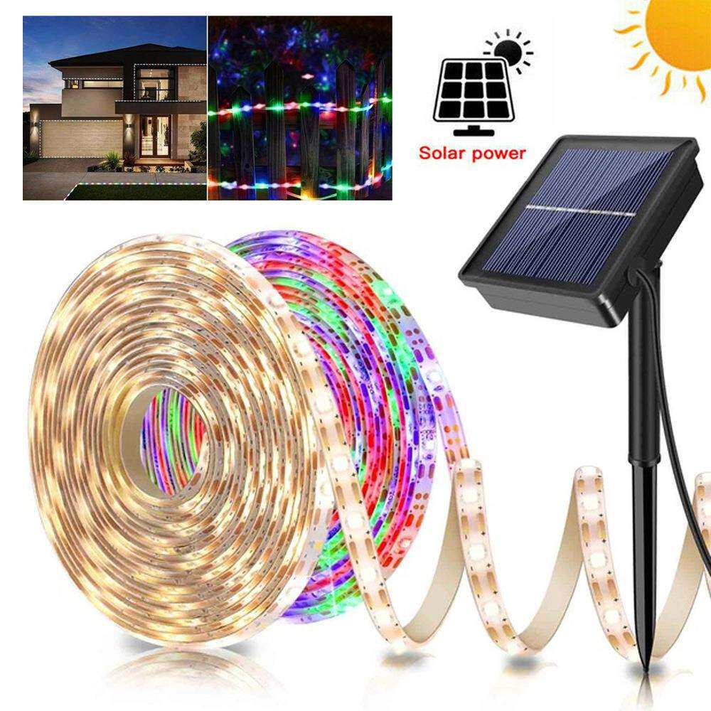 LED2835太阳能软灯带太阳能灯条户外庭院草坪圣诞节日装饰发光灯