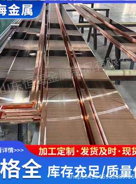 销售t2接地紫排铜带30*3TMY紫铜母排300*10大规格紫铜排