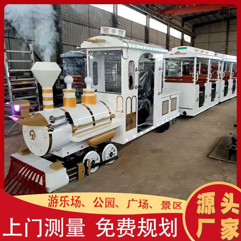 2025新款景区轨道火车户外农庄网红仿真蒸汽电动观光大型火车厂家