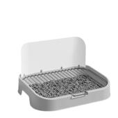 狗狗厕所宠物专用尿盆便盆不锈钢小型犬小狗大小便狗砂盆折叠