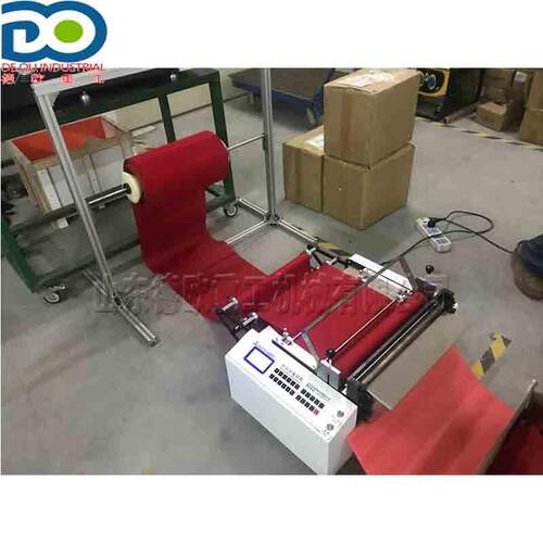 PVC套管全自动电脑切管机 无纺布熔喷布裁切机 200mm包装膜剪断机