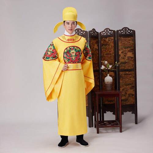 唐朝古代服装皇帝装李世民演出服影视剧唐代皇上表演服帝王龙袍服