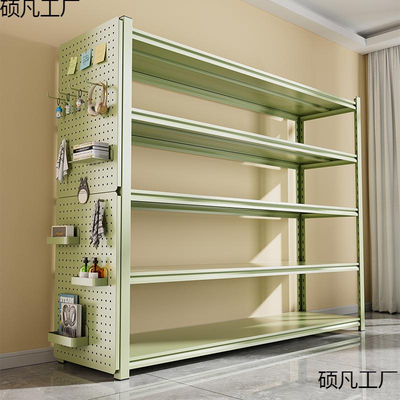 家用置物架多层收纳架客厅书架杂物间整理架地下室储物架落地货架
