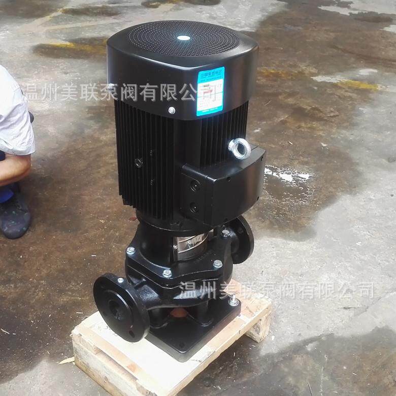 TD200-43G/4立式管道泵 热水管道离心泵 循环增压泵