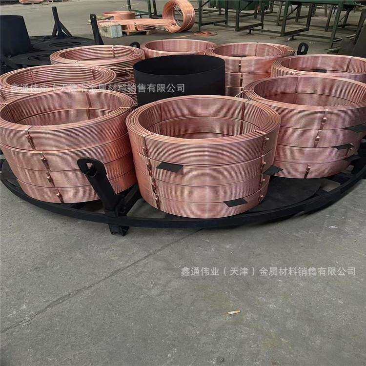 T2紫铜盘管薄壁紫铜管TP2换热器螺纹管毛细管