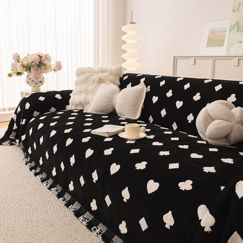 2025年款四季通用沙发盖布氛围感沙发毯客厅沙发套罩一片式沙发巾