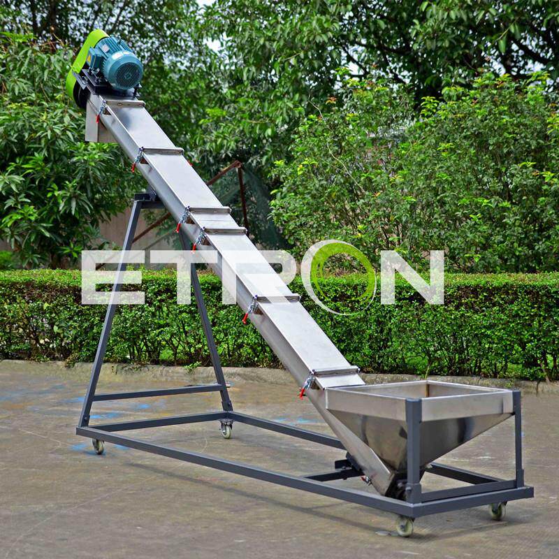 U型螺旋绞龙粉体输送机粉料上料提升机可开盖清理输送带粉体专用