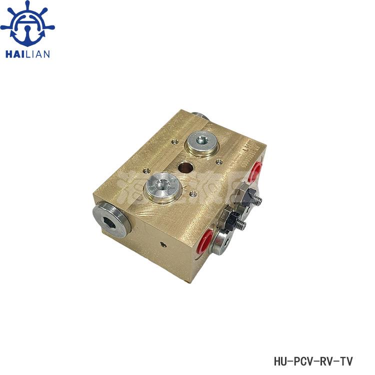 蝶阀执行器锁HU-PCV-RV-TV双液控单向溢流阀组阀门遥控液压系统备