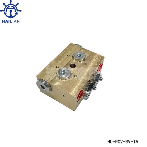 蝶阀执行器锁HU-PCV-RV-TV双液控单向溢流阀组阀门遥控液压系统备
