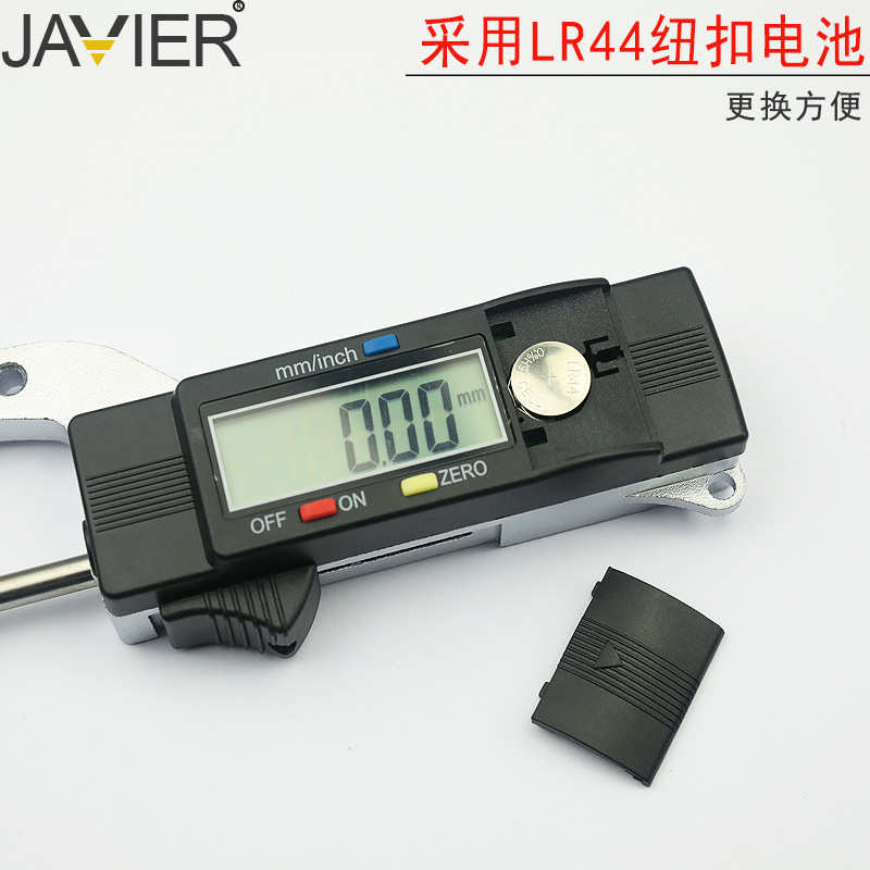 千分洛夫出品百分布料薄膜计数显厚0规 杰纸张规仪表厚度.测01mm