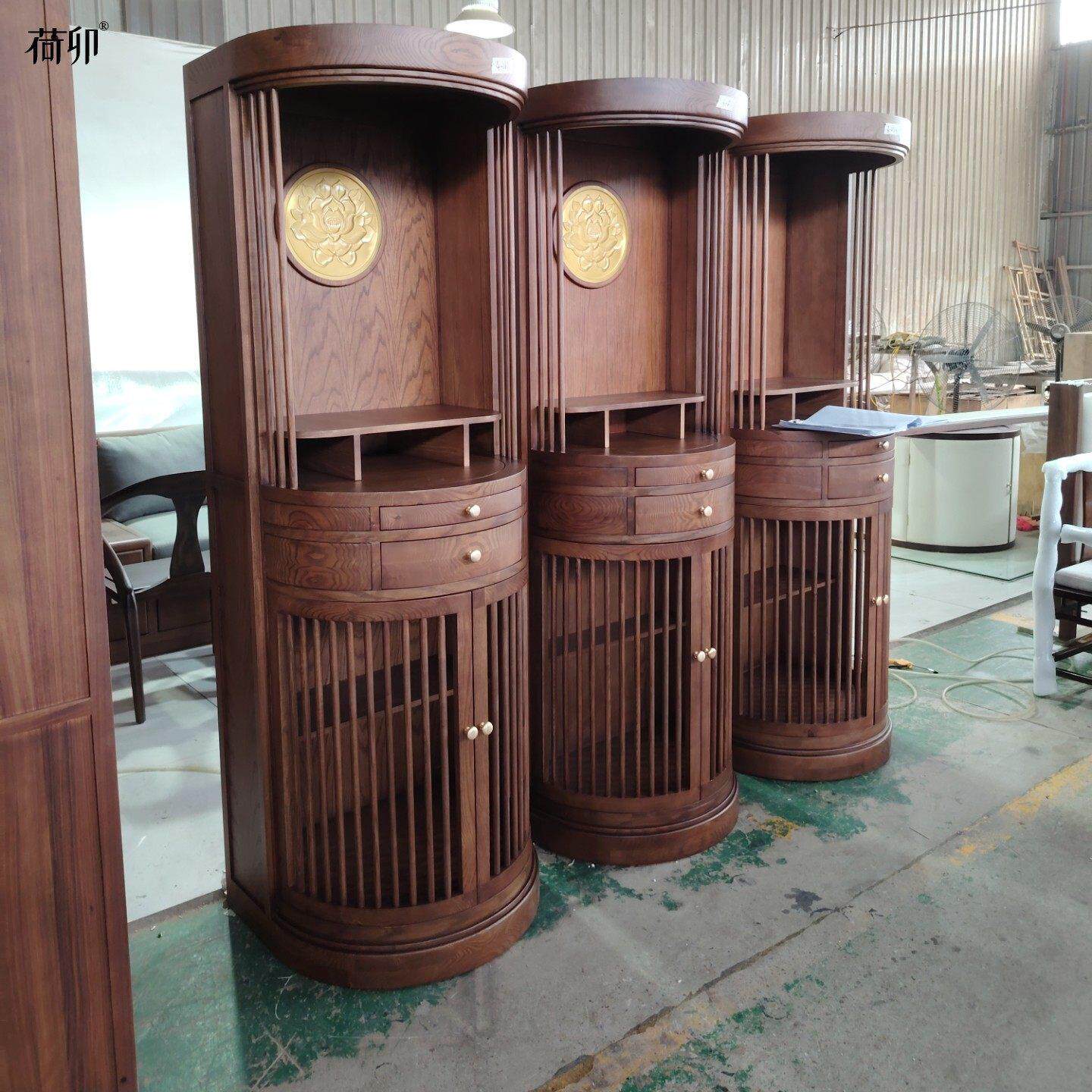 佛龛供桌神台新中式立柜观音菩萨家用财神爷供桌香案台佛像供奉台