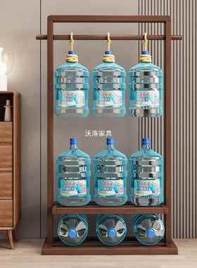 挂衣架实木落VBM地室卧衣厅帽架客简约现代新中式民宿架置物可移