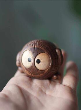 Joe/煤球小摆件桌面可爱创意煤碳精灵龙猫送女生礼物