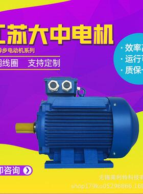 江苏大中电机YE3系列低压三相异步电动机11kw30kw厂家直供