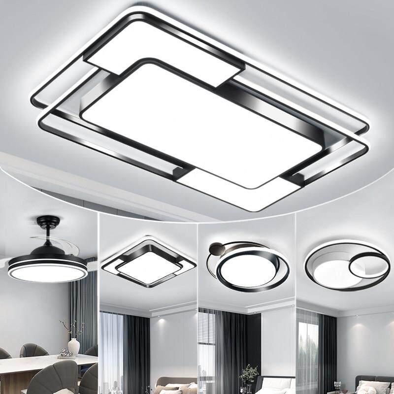 客厅主灯2025新款吸顶现代简约大气客厅灯广东中山灯具全屋大全套