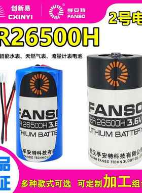 孚安特ER26500H水表电池3.6V物联网流量计表2号锂电池C型LS265008102