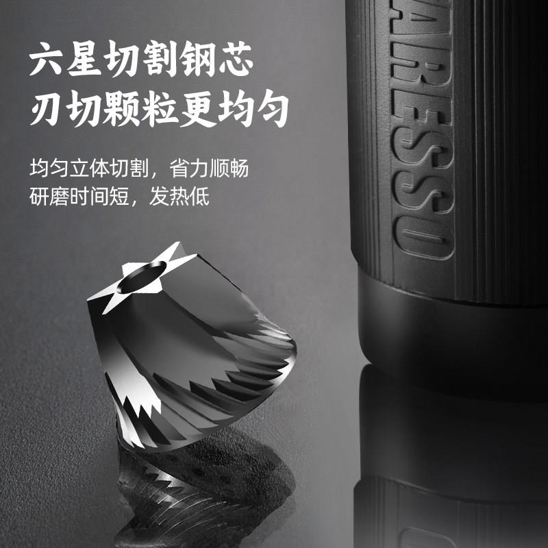 咖d6plus豆研磨机咖啡啡磨豆手动家手摇磨豆机手磨机咖啡用机