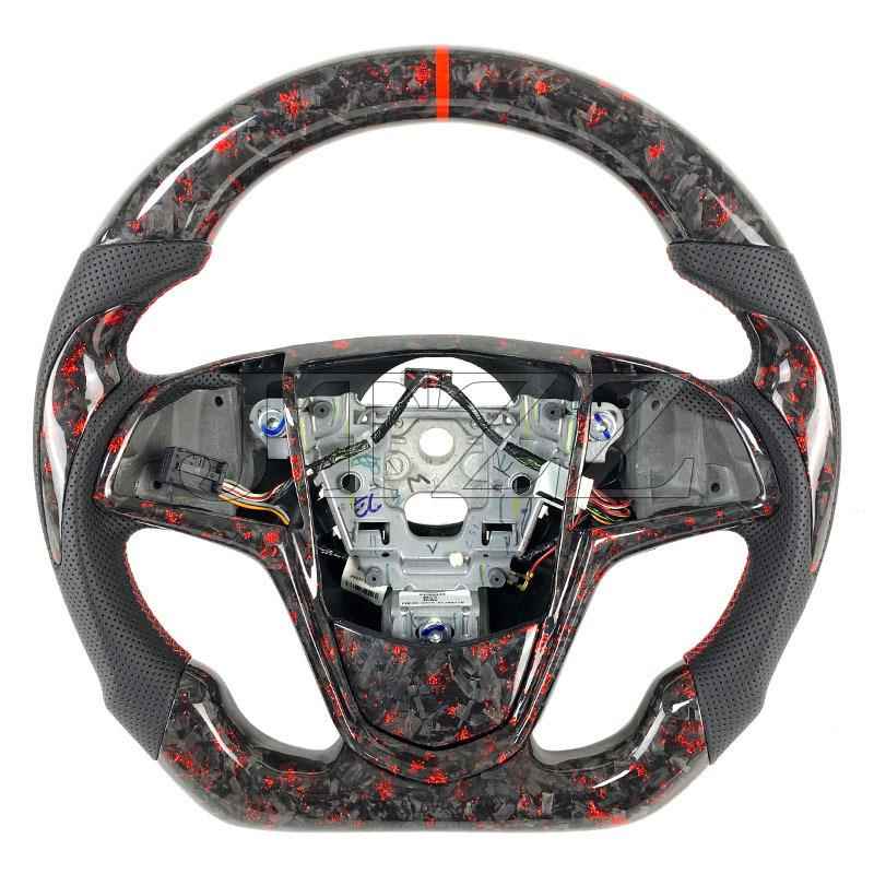 适用于凯迪拉克ATS-V CTS-V 2010- 2017方向盘碳纤维升级改装