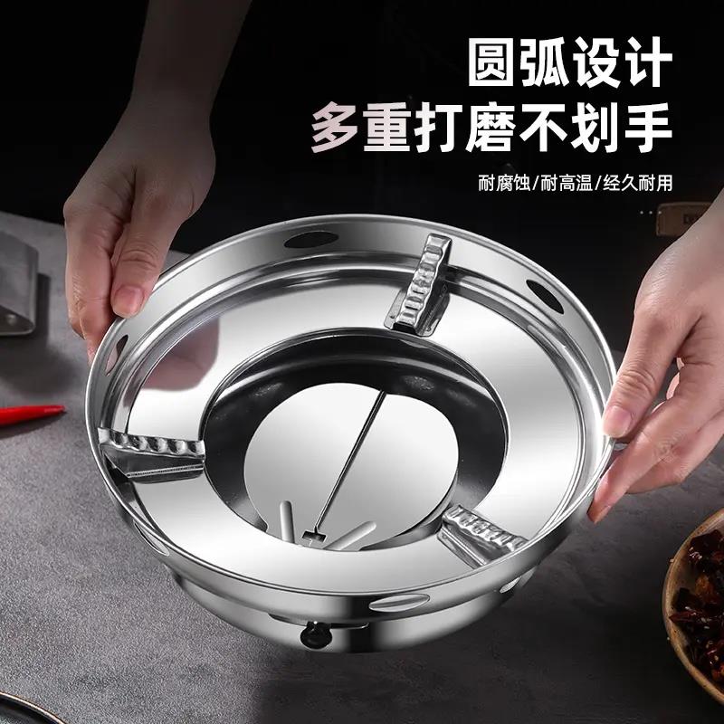 【下单立减50】特厚大号防风酒精炉家用小火锅干锅饭店不锈钢XJ