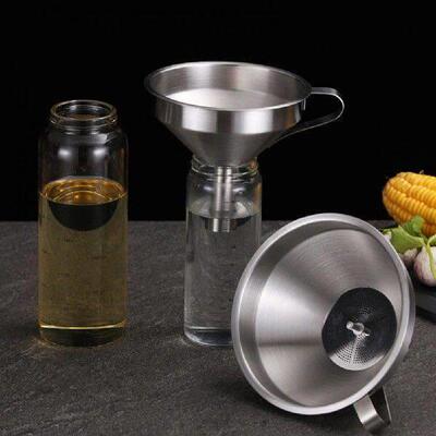 Mini Kitchen Funnel Food-grade Stainless Steel Filling