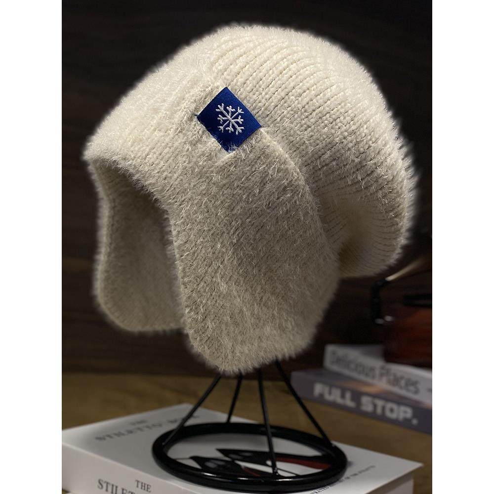 早春帽子女款春秋时尚洋气毛线帽2026新款保暖护耳帽大头围0125e,服饰配件/皮带/帽子/围巾,帽子,淘宝优惠券,粉丝福利购,淘宝优惠卷