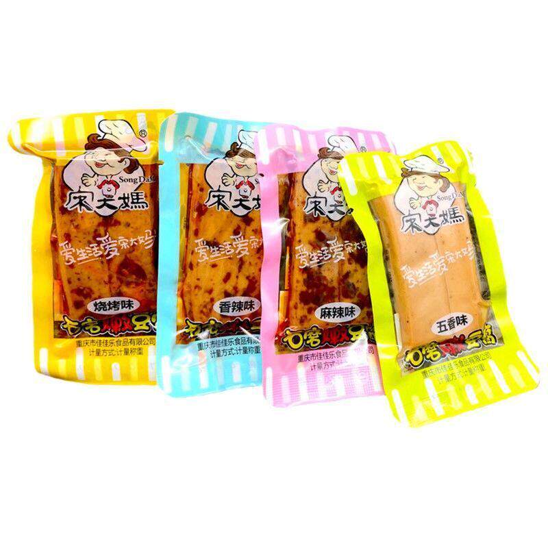 宋大妈豆干 干石磨嫩豆腐五香烧烤麻辣香辣可携式小包装办公室零