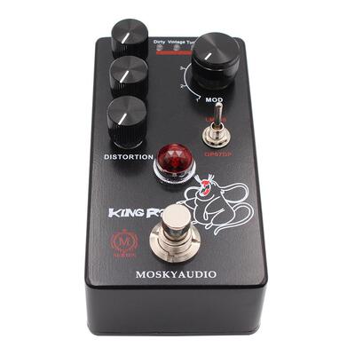 MOSKYAUDIO 乐器吉他效果器 KING RAT 失真法磁推子效果器