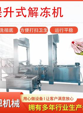 铭恩鱿鱼解冻机冻盘鸭爪快速化冻设备食材预解冻设备蒸汽解冻机