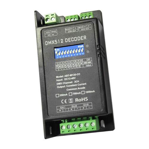 DMX512调光驱动器电流350mA700mA1050mA功率108W厂家直销