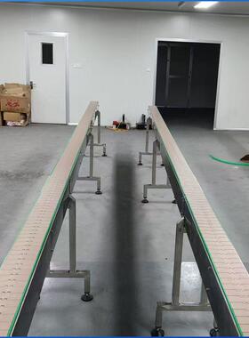 柔性链板传钢送带罐食品饮料机齿链装输送不锈耐磨流水线输XMP送