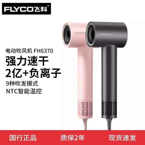 飞.科高速吹风机负离子护发家用便捷大风不伤发速干吹风筒FH6370