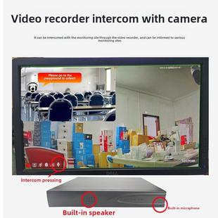 带对讲机 硬盘录像机人形视频语音提醒车辆巡检报警天狮通监控主