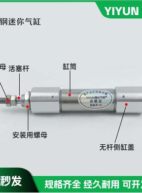 迷你气缸CJ2B/CDJ2B16/CDJ2KB16-5/10/20/30/45/50/60/75/100 Z-B