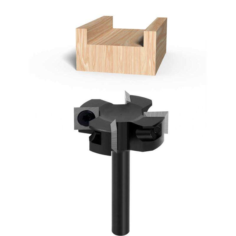 cnc加工/铣床 8柄四刃破板刀开槽刀清底刀钨钢合金破板木工铣刀槽口刀拉槽铣刀