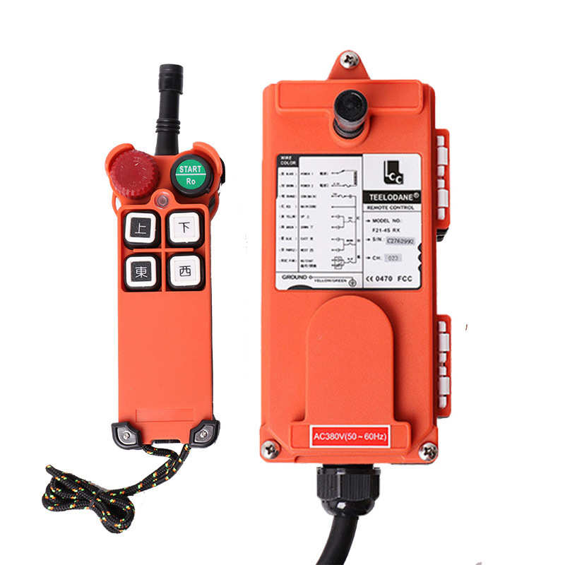 禹鼎伟控 F21-4S起重机电动葫芦天车吊机塔吊行车 无线工业遥控器