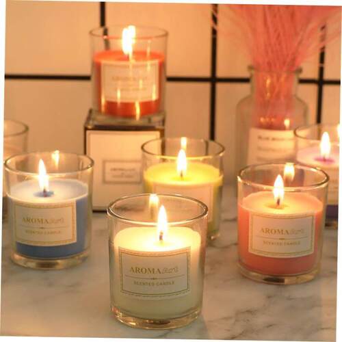 non-smoking, scented glass candles candle smokeless 香薰蜡烛