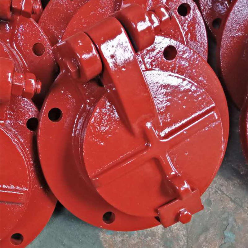 铸铁拍门厂家货源多种规格圆拍门方形拍门玻璃钢拍门铸铁拍门现货