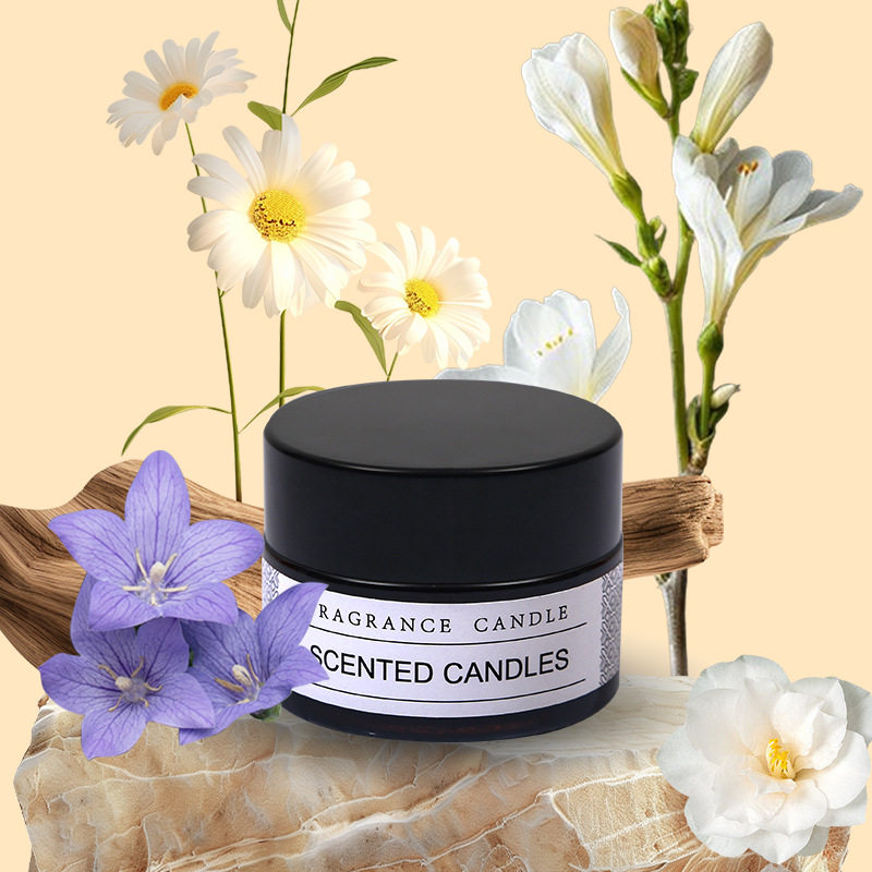 高级好闻植物精油无烟手工植物蜡香薰蜡烛试香装