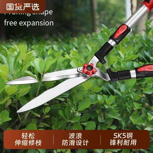 园林绿化园艺剪刀修花树木修剪树枝绿篱专用篱笆剪修枝伸缩杆植物