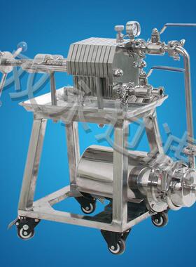 厂家供应SY-B200不锈钢立式板框精密过滤器活性碳过滤器