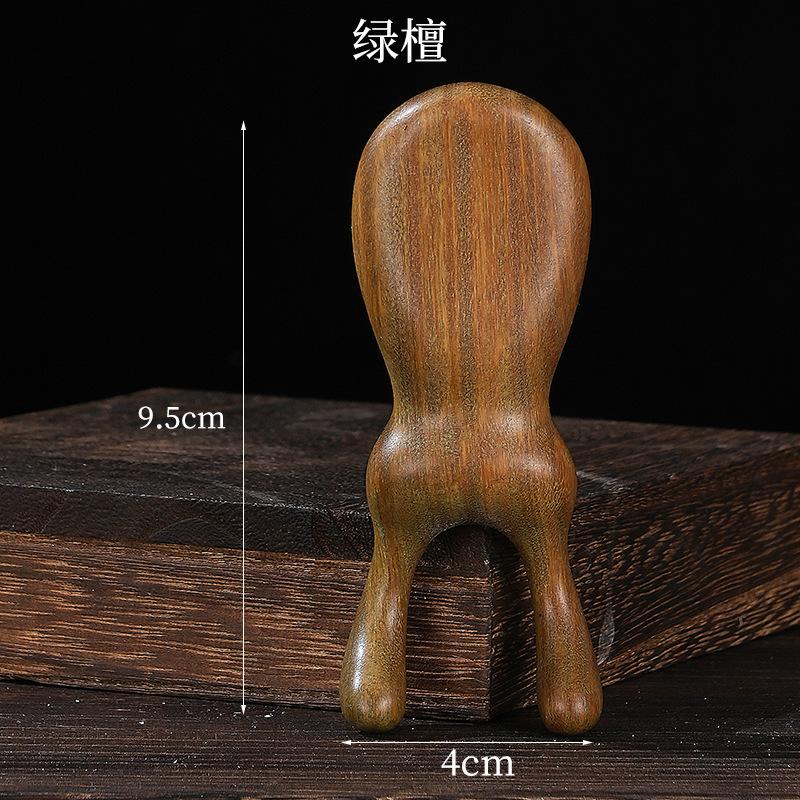 护眼利器紫光檀木按摩按摩木雕