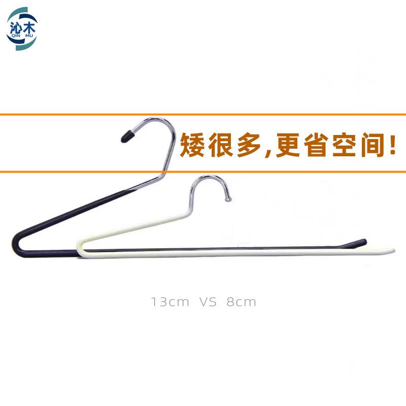 加长矮颈鹅型裤架 pvc裤挂正反向无痕防滑矮脖子男士裤子专用衣架