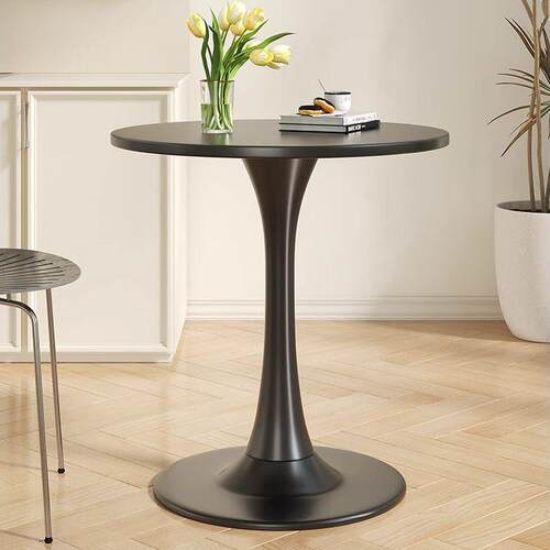 A8L法式复古轻奢卧室客厅圆形餐桌子家用休闲北欧小户型阳台